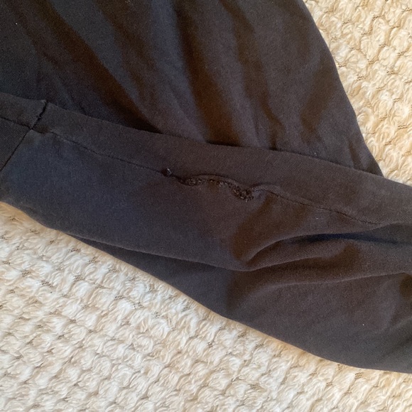 Adidas Black Linear Logo Leggings - Picture 6 of 8